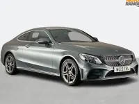 Used Mercedes C180 AMG line 153 HP (112 kW) 2019 Grey Coupe