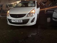 Used Vauxhall Corsa Edition 2012 White Hatchback