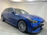 Second-hand Mercedes C220 AMG line 196 CP (144 kW) 2022 Albastru Break