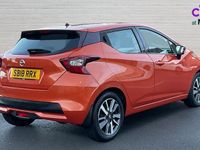 Used Nissan Micra Acenta 71 HP (52 kW) 2018 Orange Hatchback