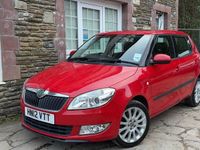 Used Skoda Fabia Elegance 105 HP (77 kW) 2012 Red Hatchback