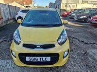 Used Kia Picanto 68 HP (50 kW) 2016 Yellow Hatchback