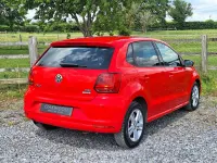 Used VW Polo Edition 90 HP (66 kW) 2017 Red Hatchback