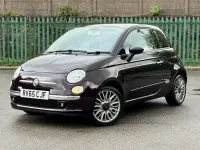 Used Fiat 500 Lounge 69 HP (50 kW) 2015 Blue Hatchback