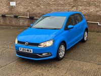 Used VW Polo SE 60 HP (44 kW) 2015 Blue Hatchback