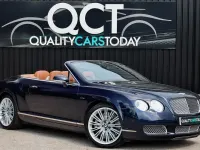 Used Bentley Continental 550 HP (404 kW) 2007 Blue Cabriolet