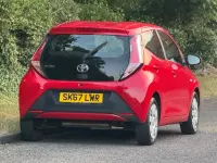 Used Toyota Aygo X-play 69 HP (50 kW) 2017 Red Hatchback