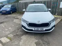 Used Skoda Octavia SE First Edition 110 HP (80 kW) 2021 White Estate
