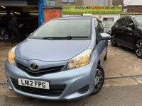 Used Toyota Vitz 2023 Blue Hatchback
