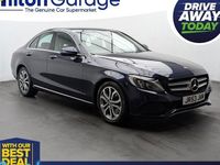 Used Mercedes C220 Premium Plus 170 HP (125 kW) 2018 Blue Sedan