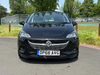 Used Vauxhall Corsa Design Edition 90 HP (66 kW) 2018 Black Hatchback