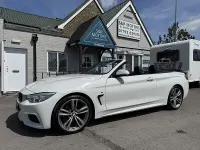 Used BMW 420 Cabriolet M Sport 2014 White Cabriolet