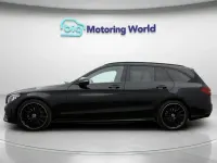 Begagnad Mercedes C200 AMG line 2021 Svart Kombi