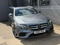 Begagnad Mercedes E220 AMG line 2018 Grå Kombi