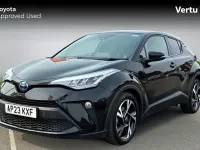 Used Toyota C-HR Design 122 HP (89 kW) 2023 Eclipse black (metallic paint) SUV