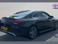 Used Mercedes CLA200 AMG line 161 HP (118 kW) 2019 Black Coupe