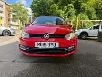 Begagnad VW Polo SE 2015 Röd Halvkombi