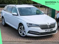 Used Skoda Superb SE L 147 HP (108 kW) 2022 Moon white metallic Estate