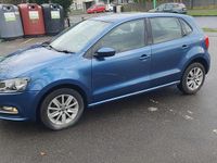 Begagnad VW Polo SE 2015 Blå Halvkombi