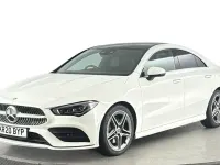 Used Mercedes CLA220 AMG line 190 HP (139 kW) 2020 White Coupe