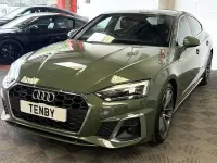 Used Audi A5 Sportback S-Line 204 HP (150 kW) 2023 Green Hatchback