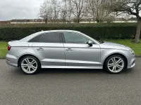 Begagnad Audi A3 S-Line 190 HK (139 kW) 2017 Silver Sedan