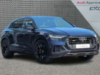 Used Audi Q8 Black Edition 340 HP (250 kW) 2022 Blue SUV