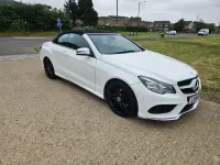 Used Mercedes E200 AMG 2014 White Cabriolet