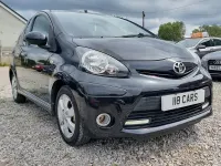 Used Toyota Aygo 68 HP (50 kW) 2012 Black Hatchback