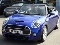 Used Mini Cooper S Cabriolet Sport 189 HP (139 kW) 2018 Blue Cabriolet