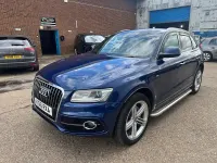 Used Audi Q5 S-line plus 190 HP (139 kW) 2016 Blue SUV