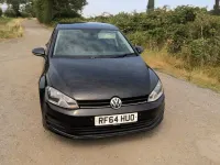Used VW Golf VII Match 105 HP (77 kW) 2015 Black Hatchback