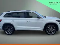 Used Skoda Kodiaq SportLine 150 HP (110 kW) 2024 White SUV