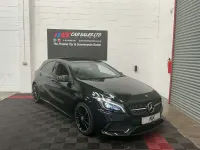 Used Mercedes A200 AMG Line Premium Plus 136 HP (100 kW) 2017 Black Hatchback