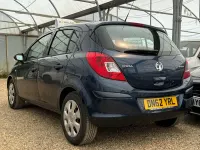 Used Vauxhall Corsa S 95 HP (69 kW) 2012 Blue Hatchback