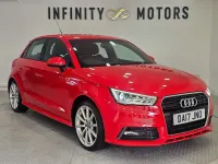 Used Audi A1 Sportback S-Line 125 HP (91 kW) 2017 Red Hatchback