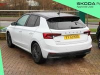 Used Skoda Fabia Colour Edition 94 HP (69 kW) 2022 Moon white metallic black magic pearl effect Hatchback