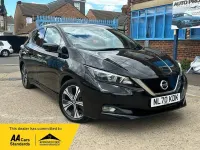 Used Nissan Leaf N-Connecta 110 kW (150 HP) 2021 Black Hatchback
