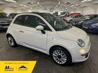 Used Fiat 500C Lounge 2014 White Cabriolet