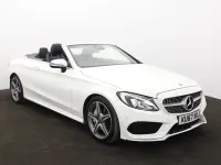 Used Mercedes C250 AMG Line Premium Plus 201 HP (147 kW) 2017 White Cabriolet