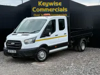 Used Ford Transit 130 HP (95 kW) 2021 White Cabriolet