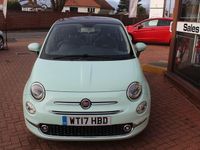 Used Fiat 500 Lounge 69 HP (50 kW) 2017 Green Hatchback