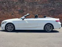 Used Mercedes C220 AMG line 194 HP (142 kW) 2018 White Cabriolet