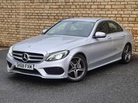 Used Mercedes C220 AMG line 2018 Silver Sedan