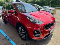 Used Kia Sportage 115 HP (84 kW) 2017 Red SUV