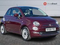 Used Fiat 500 Lounge 69 HP (50 kW) 2018 Red Hatchback