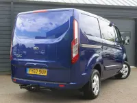 Used Ford Transit Custom Limited 130 HP (95 kW) 2017 Blue Van