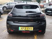Used Peugeot e-208 Premium 100 kW (136 HP) 2021 Black Hatchback
