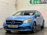 Used Mercedes A180 SE 122 HP (89 kW) 2016 Blue Hatchback