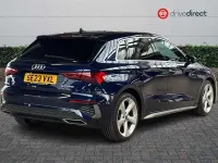 Used Audi A3 Sportback S-Line 110 HP (80 kW) 2023 Blue Hatchback